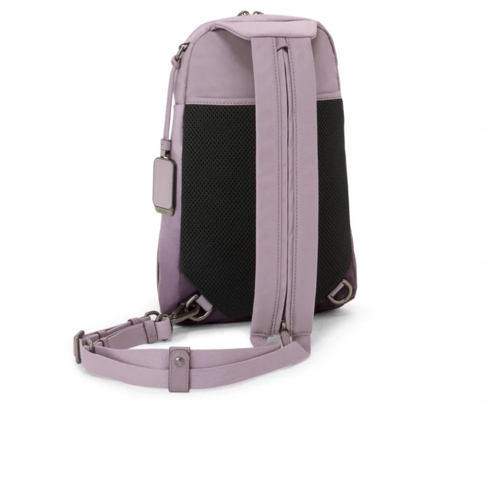 Tumi Two-Tone Purple and Gray Voyageur Kileen Convertible Sling - Picture 3 of 12